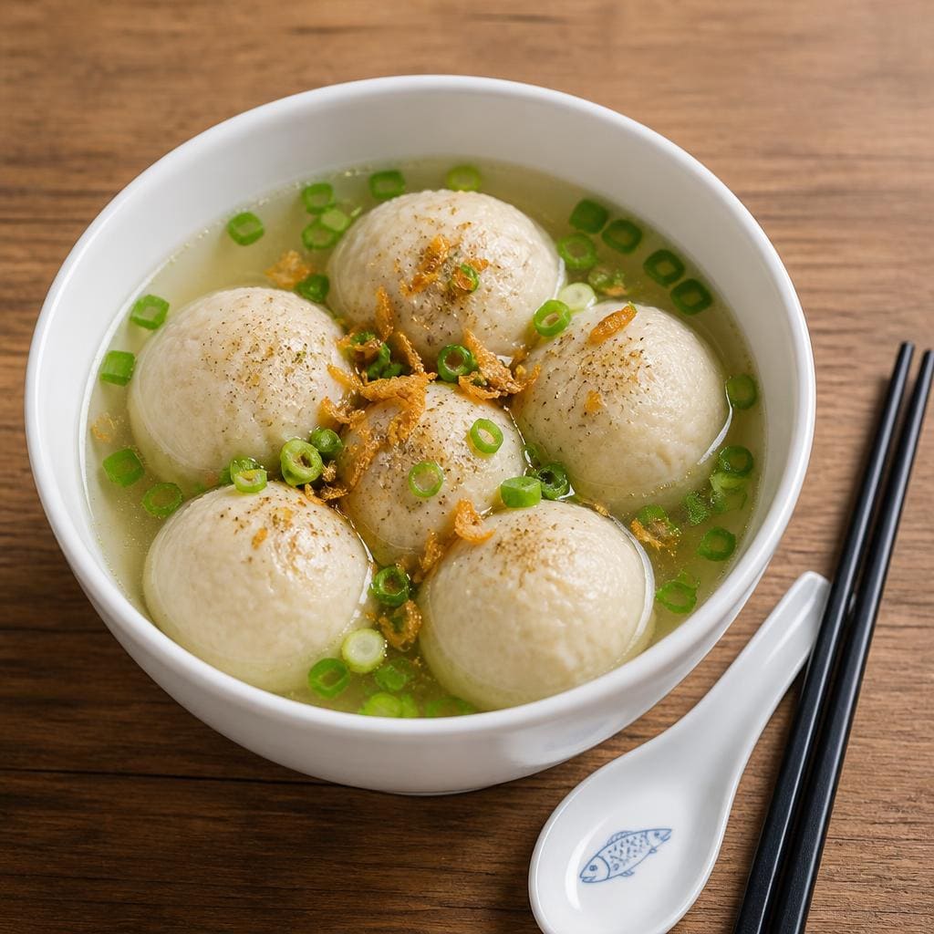 Bakmi Golek Bakso Ikan Kuah